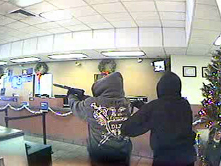 From the US Bank surveillance camera.