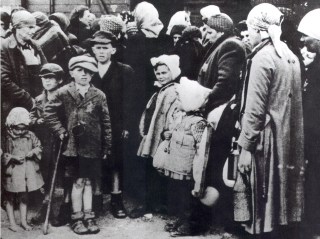 Jews from Hungary arrive at Auschwitz.