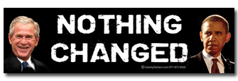 bush obama nothing changed