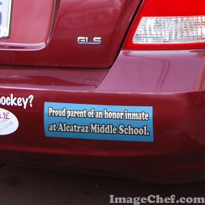 bumper sticker inmate